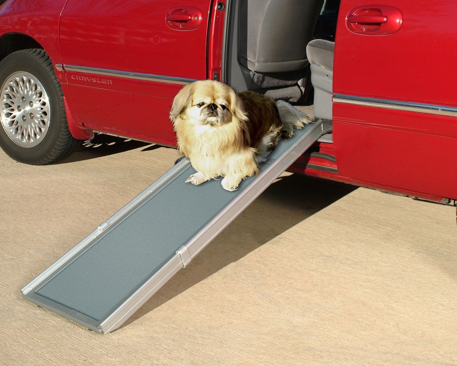 deluxe telescopic dog ramp by solvit