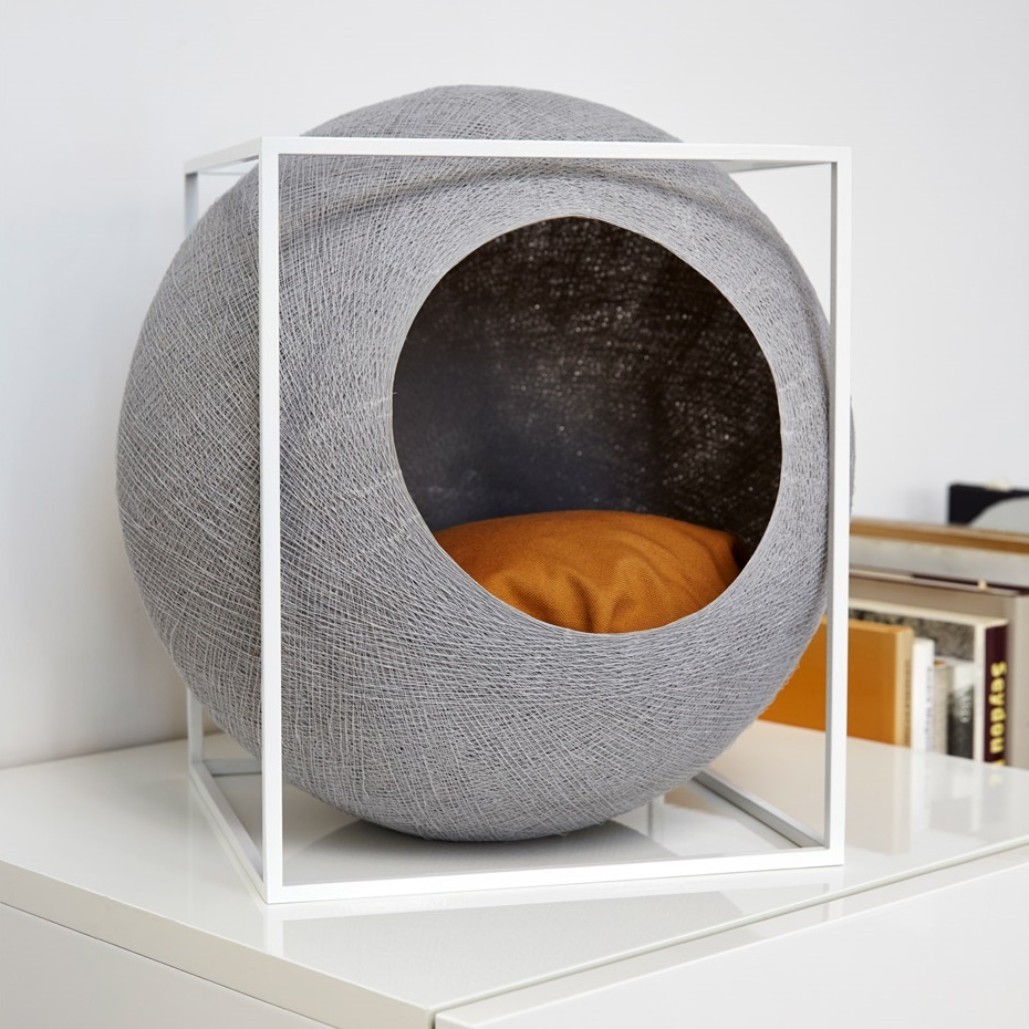 Meyou Designer Cat Bed & Luxury Pod in Champagne - Handmade in Paris image 7