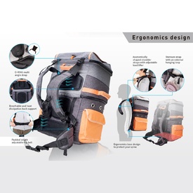 Ibiyaya Double-Decker Two-tier Pet Backpack for Cats & Small Dogs image 7