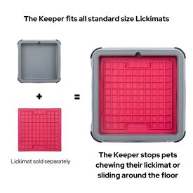 Lickimat Indoor Keeper Slow Dog Bowl Pad Holder for Standard Size Lickimats image 7