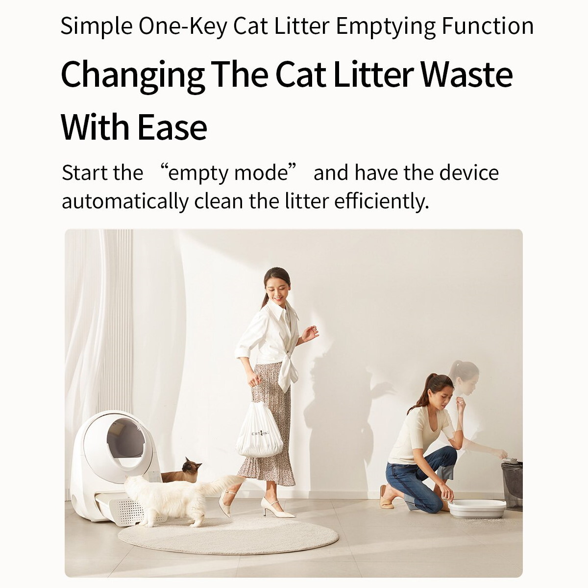 CatLink Scooper Self-Clean Smart Cat Litter Box - New Model Luxury PRO with RAMP image 8