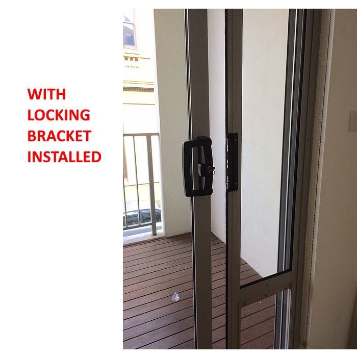 Patiolink Sliding Door Pet Panel Insert & Flap + Locking Bracket for Doors 2.1-3 meters image 8