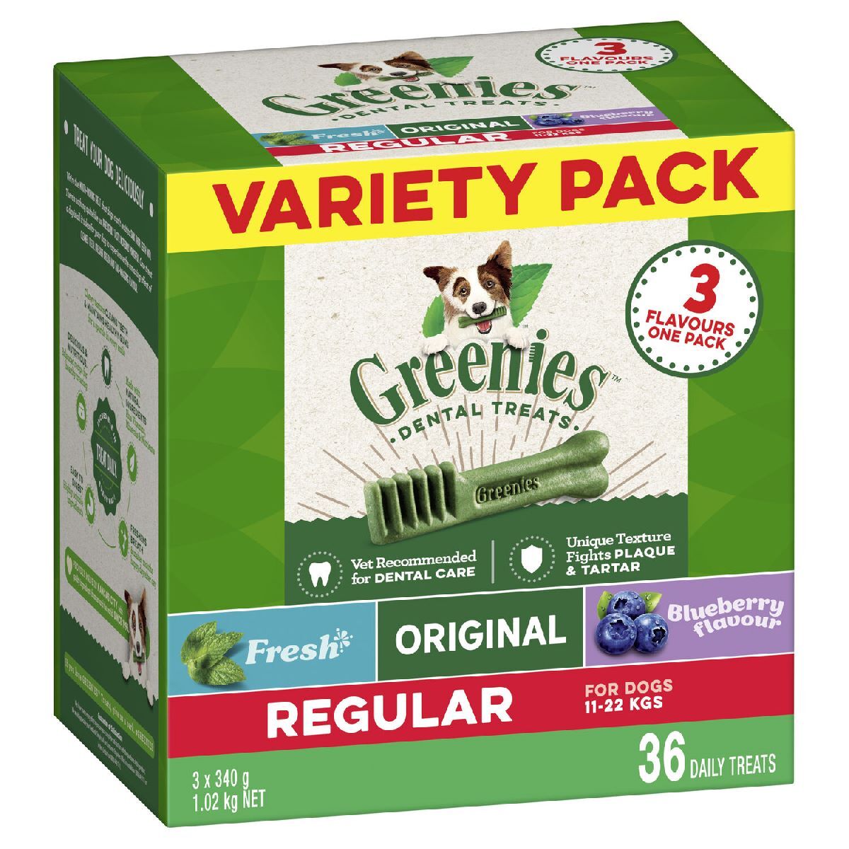 Greenies Dental Dog Treats - 3-Flavour Variety Pack - 3 x 340g image 8