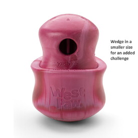 West Paw Toppl Treat Dispensing Wobbling Dog Toy & Food Bowl - Holiday Colours image 8