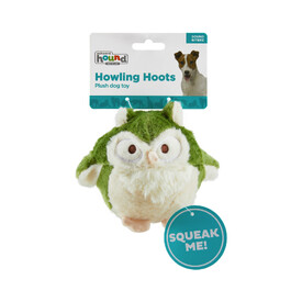 Outward Hound Durable Plush Dog Toy - Howling Hoots image 8