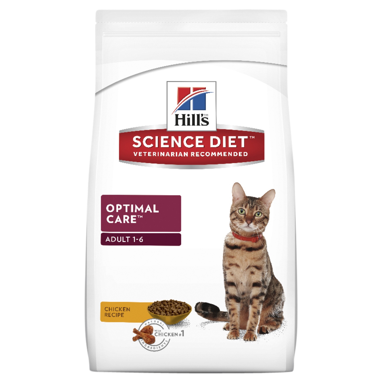 science diet optimal care dry cat food