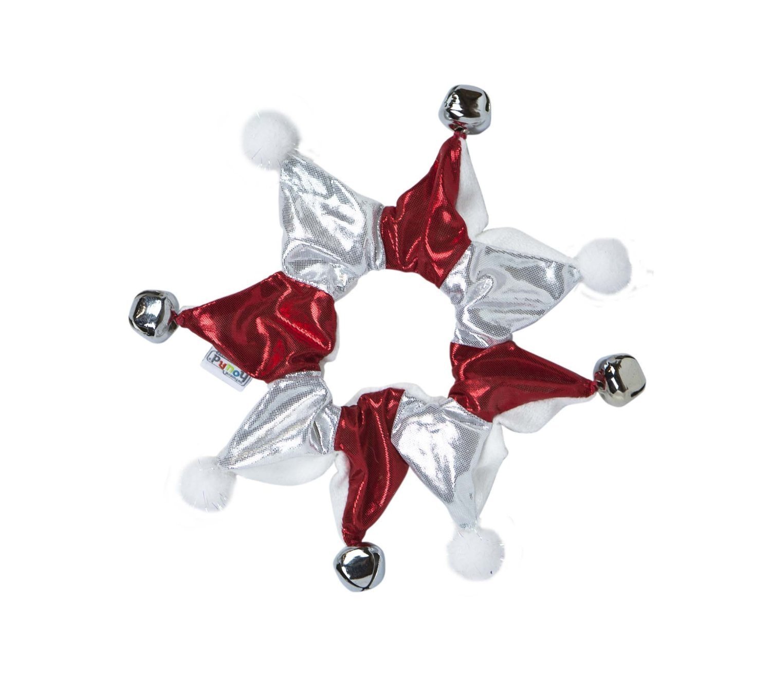 Outward Hound Christmas Jester Bell Collar for Dogs Large