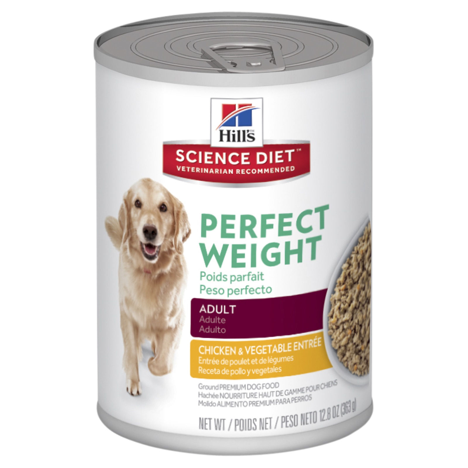 Hills Science Diet Canine Adult Perfect Weight Chicken & Vegetables Wet