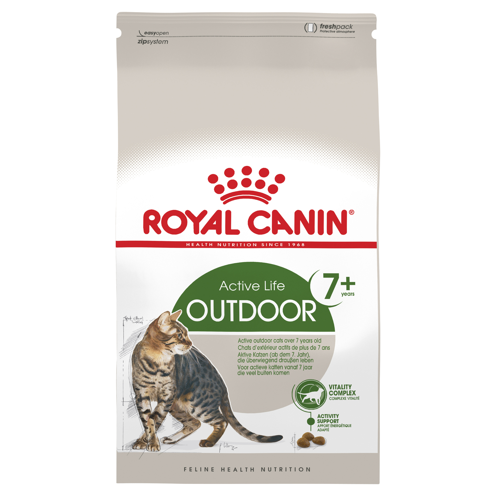 Royal Canin Dry Cat Food for Outdoor Adult Cats