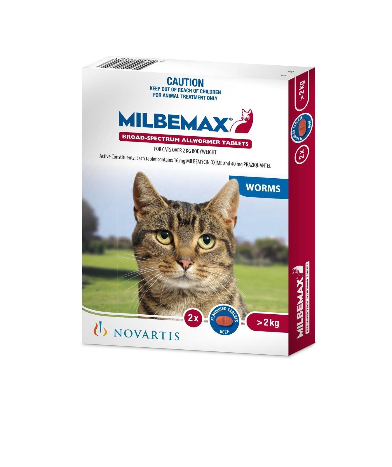 Milbemax All Wormer BeefFlavoured Tablet for Large Cats over 2kg 2