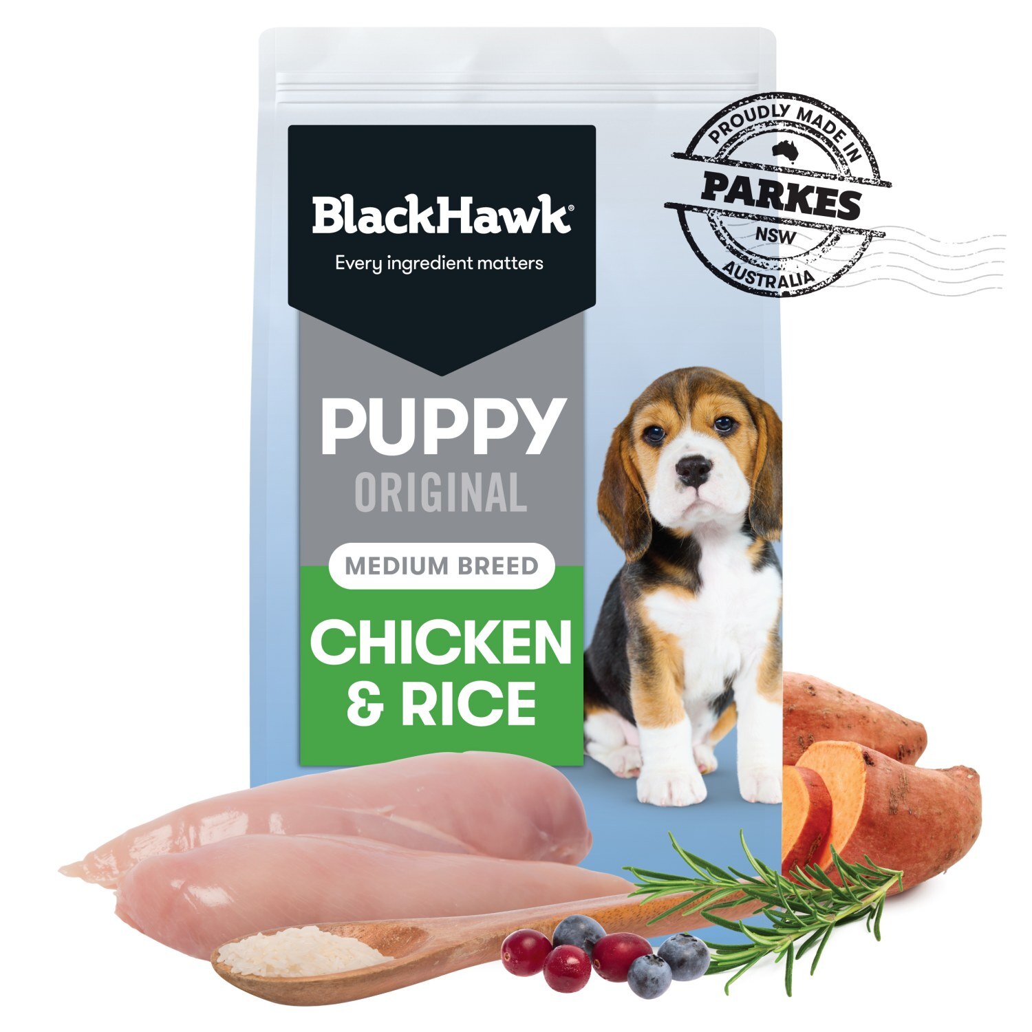 Black Hawk Original Chicken Rice Large Breed Puppy Dry Dog Food