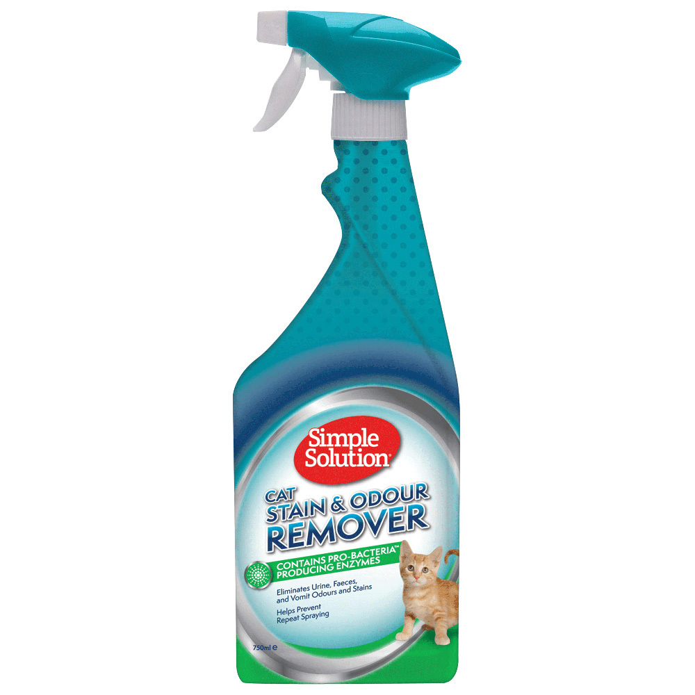 Simple Solution Stain & Odour Remover Enzyme Spray for Cat 750ml