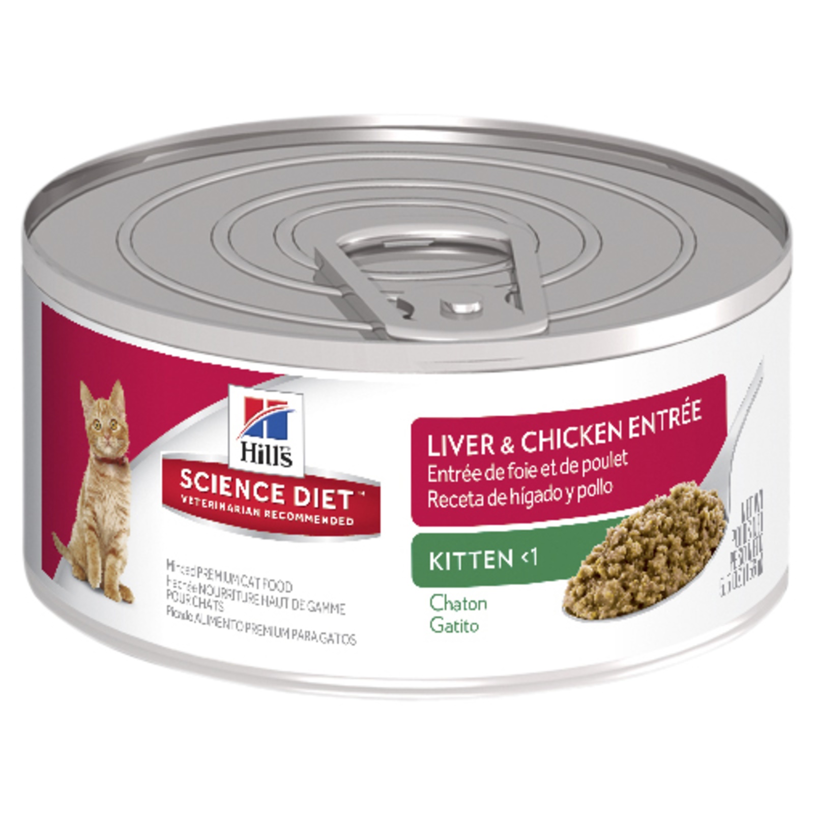Hills Science Diet Feline Kitten Liver & Chicken Entrée Wet Cat Food
