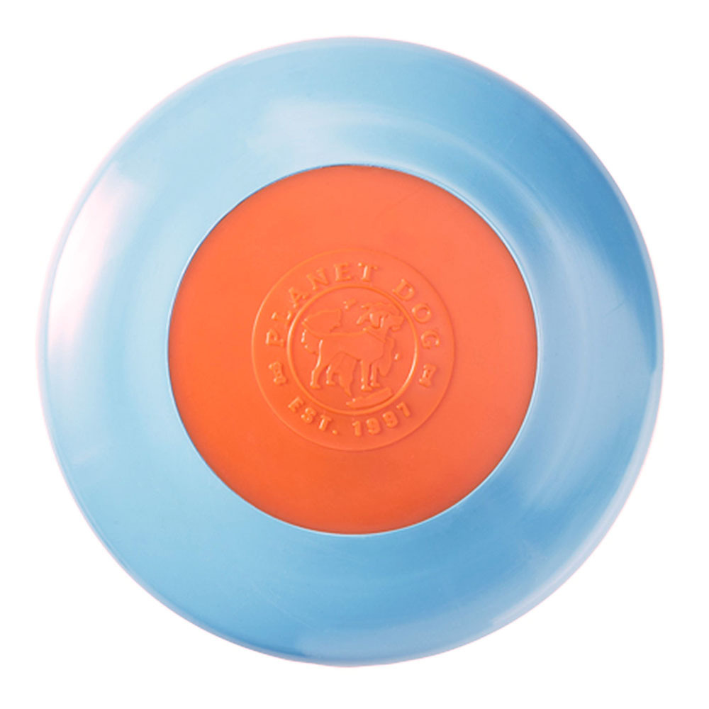 Dog Glow in the Dark & Orange Zoom Flyer Frisbee Dog Toy Small
