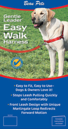 attaching easy walk harness