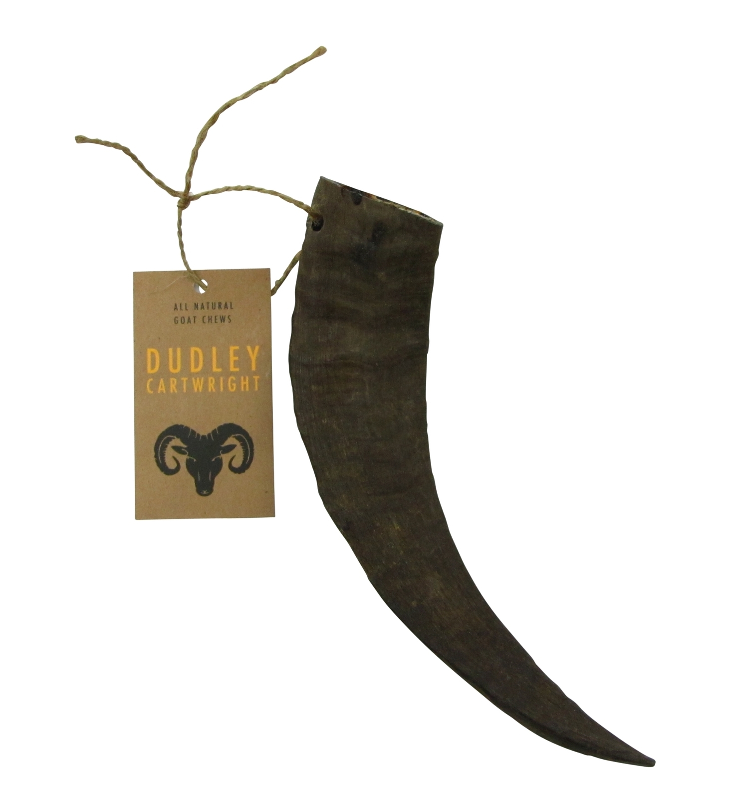 Dudley Cartwright Goat Horn Dog Chew GT2 Nanny