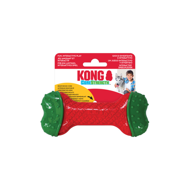 Kong Holiday CoreStrength Bone Dog Toy