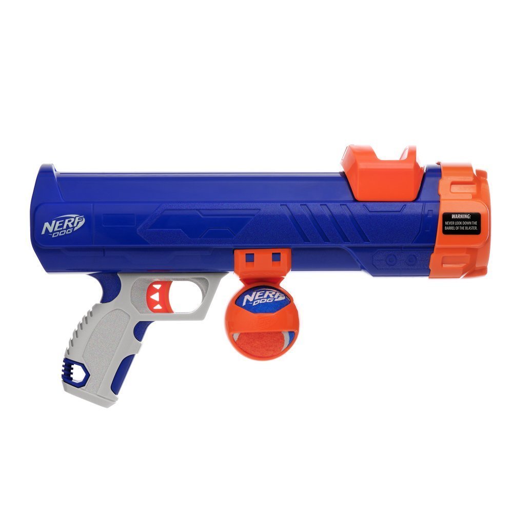 NERF Mini Compact Ball Blaster Dog Toy