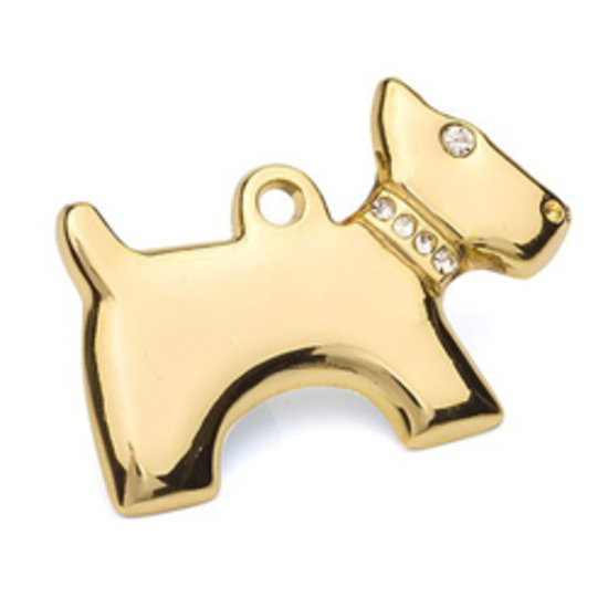 hamish mcbeth engraved pet id tag dog gold for dogs