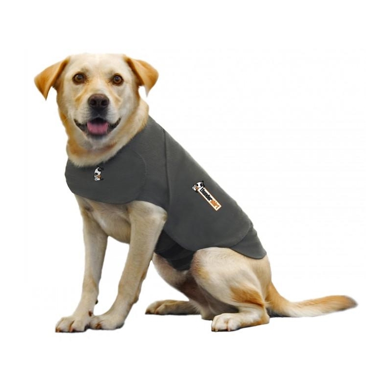 ANWA Dog Thunder Shirt Dog Anxiety Vest Jackets Grey Small