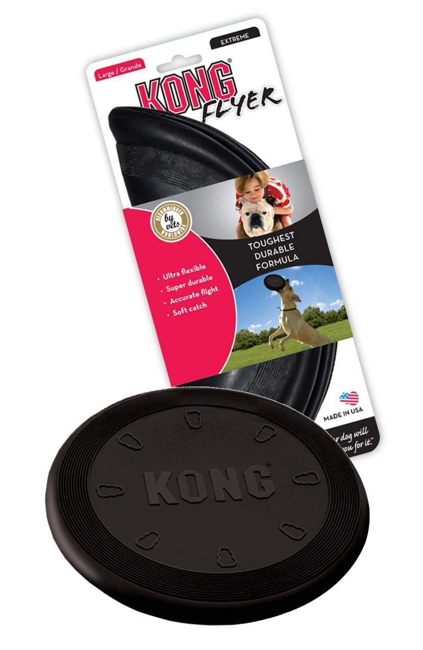KONG KONG Extreme Flyer Dog Toy Large Black 