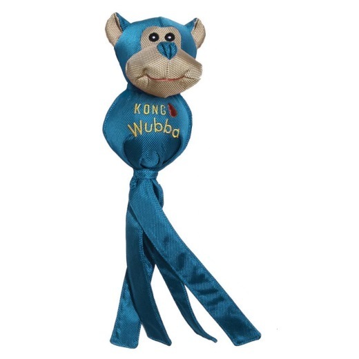 Kong Wubba Ballistic Friends-Blue Monkey-Small Dog Toy | eBay