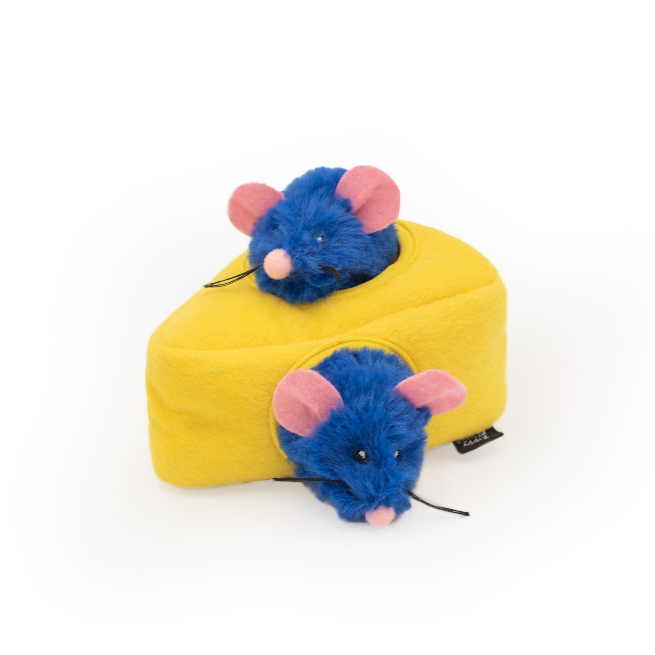 Zippy Paws ZippyClaws Mice 'n Cheese Burrow Plush Cat Toy