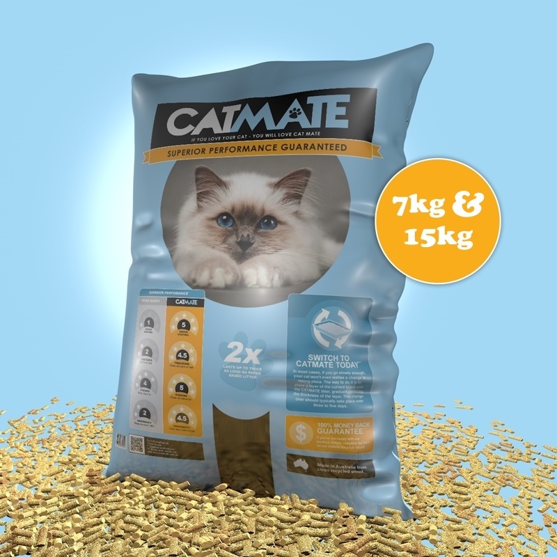 Cat Mate Eco-friendly Wood Pellet Cat Litter