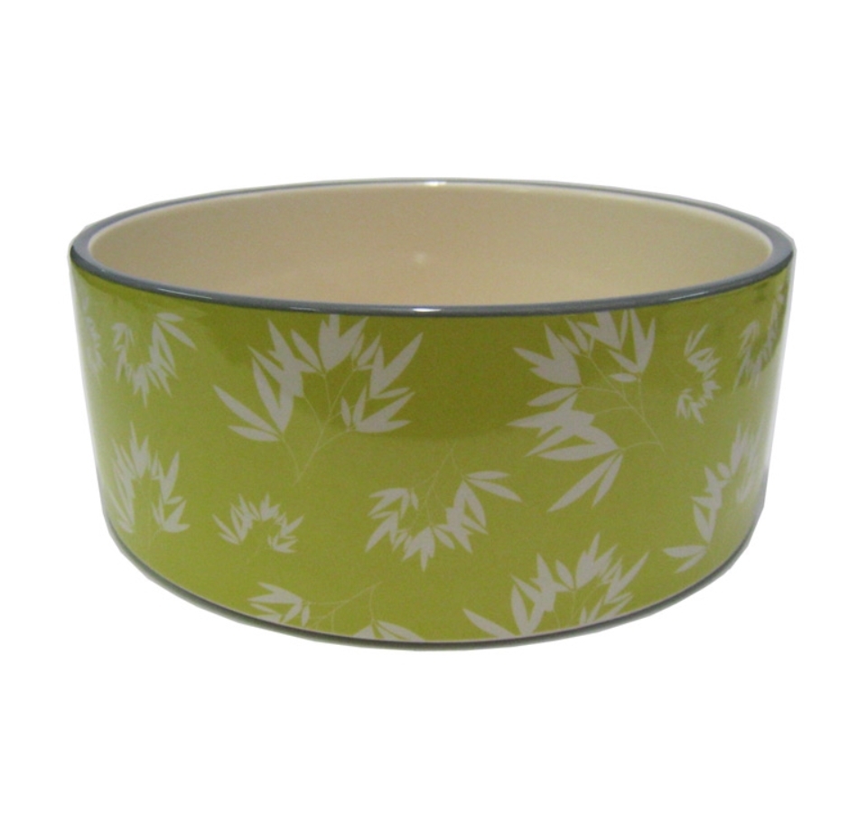 deluxe ceramic pet bowl