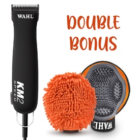 Wahl KMSS Pet Clipper Summer Promo with Bonus Grooming Glove & Wet/Dry Mitt