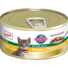 Hills Science Diet Kitten Tender Dinners Chicken Cat Food 156g x 24 Cans