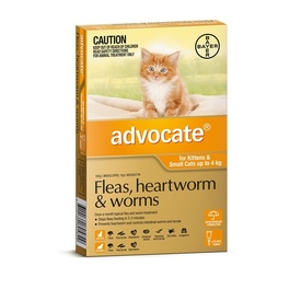 Advocate Flea & Worm Control for Cats under 4kg - 6 Pack