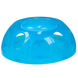 Smartcat Tiger Diner Interactive Slow Feeder Cat Bowl - Transparent Blue Plastic