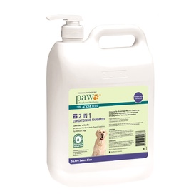PAW 2-in-1 Natural Conditioning Shampoo for Dogs - 5 litres