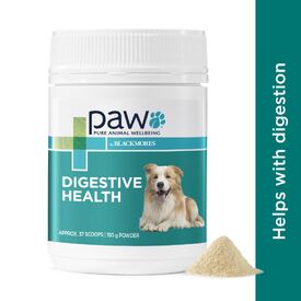 PAW by Blackmores Digestive Health Probiotic & Wholefood Powder for Dogs 150g