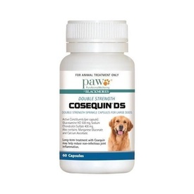 PAW Cosequin DS Double Strength Anti-Inflammatory Capsules for Dogs - 60-Pack