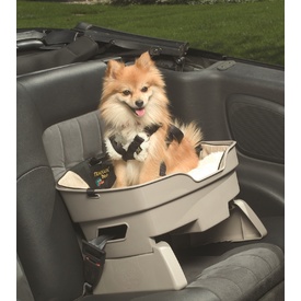 Travelin' Dog Car Booster Seat - On Seat Solid Plastic Dog Seat
