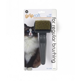 GripSoft Cat Brush with Easy Grip Handle