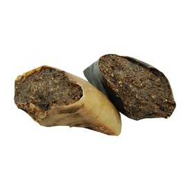 Natural Dried Cow Hoof filled with Dried Kangaroo Mince
