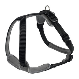 HUNTER Soft Neopren Dog Harness - Black & Grey