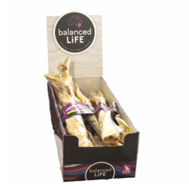 Balanced Life Australian Natural Grain Free Kangaroo Tail Twist Dog Treat - 30cm - Box of 12