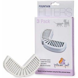 Pioneer Pet Fountain Replacement Filters 3-Pack #3002