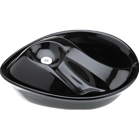 Pioneer Raindrop Ceramic Pet Drinking Fountain 1.7 litre - Black