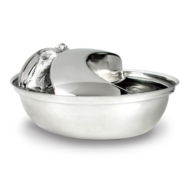 Pioneer Raindrop Stainless Steel Pet Water Fountain 1.6 litres