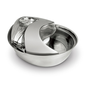 Pioneer Stainless Steel Raindrop Pet Dog Fountain 2.6 litres