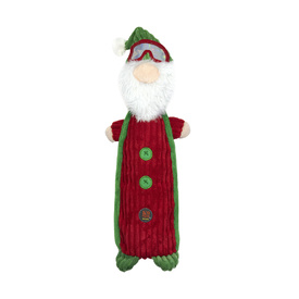 Charming Pet Crunchy Bottle Bros Christmas Dog Toy - Santa Gnome