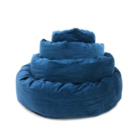 Snooza Cuddler Pet Bed - Empire Bue Velvet