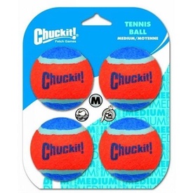 Chuckit! Medium Tennis Balls - 4 pack Dog Toys