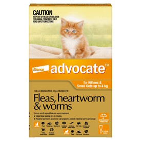 Advocate Spot-On Flea & Worm Control for Cats under 4kg