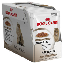 Royal Canin Ageing +12 Moist Cat Food in Jelly x 12 Pouches